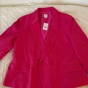 J Crew pink blazer